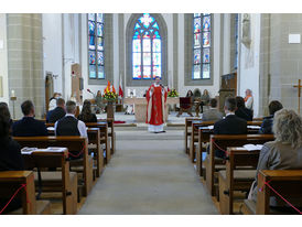 Firmung in St. Crescentius (Foto. Karl-Franz Thiede)